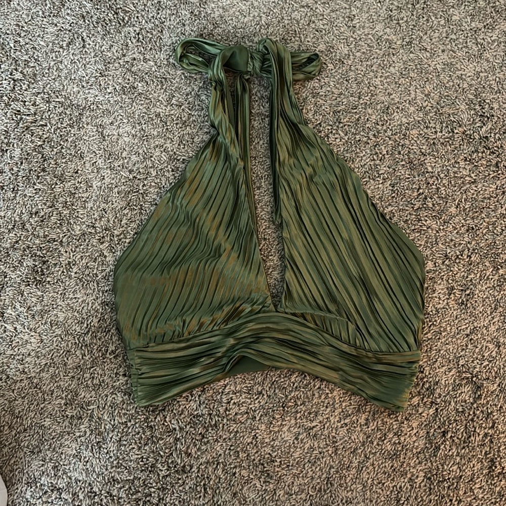 Women’s size Small green top